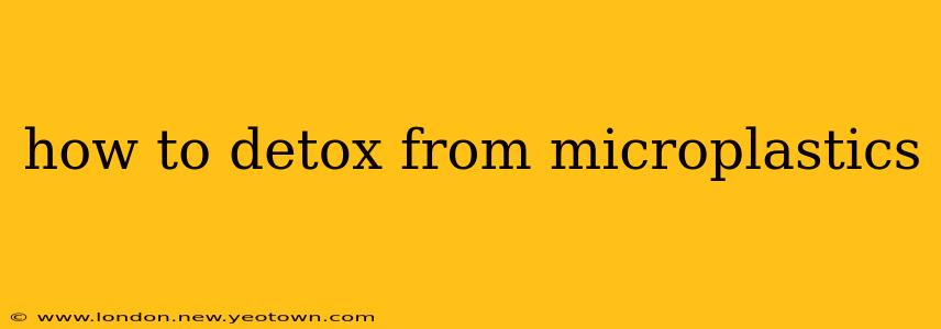 how to detox from microplastics