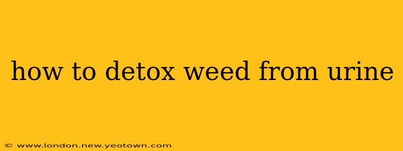 how to detox weed from urine