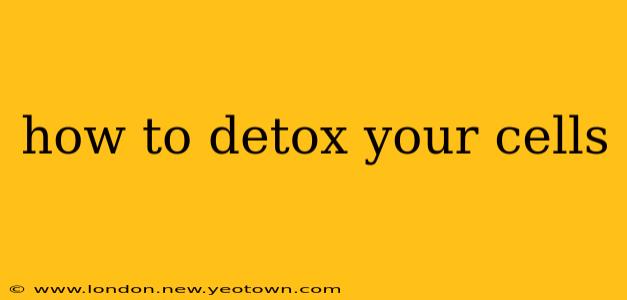 how to detox your cells