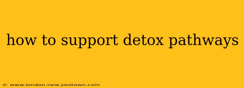 how to support detox pathways