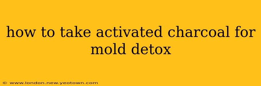 how to take activated charcoal for mold detox
