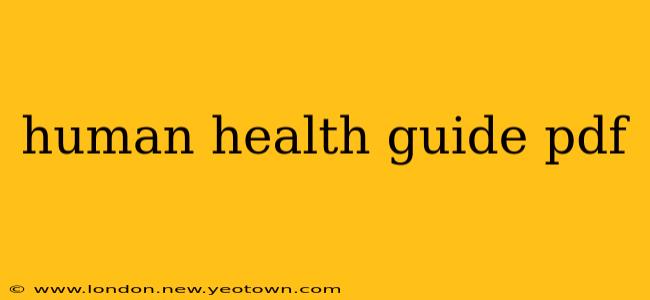 human health guide pdf