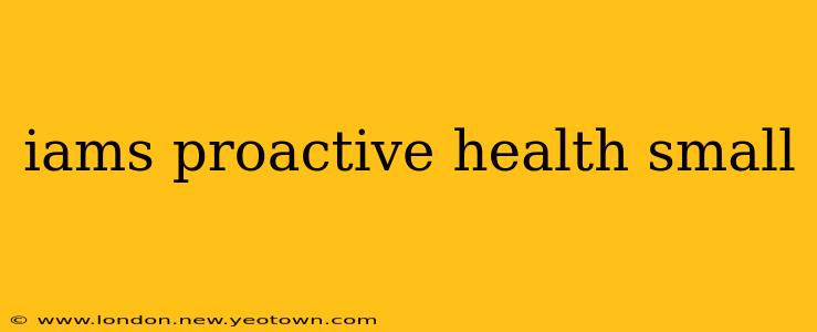 iams proactive health small