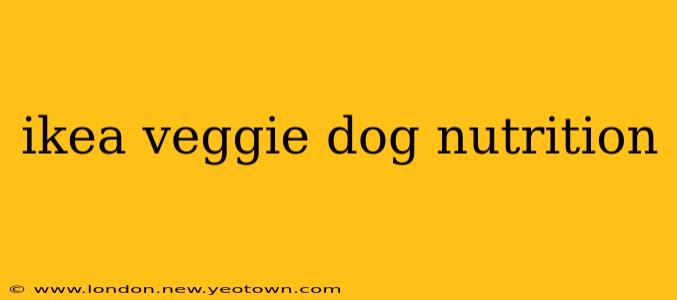 ikea veggie dog nutrition