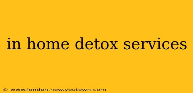 in home detox services