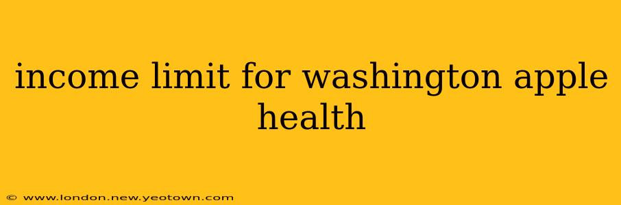 income limit for washington apple health