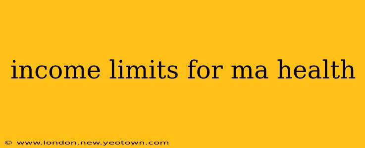 income limits for ma health
