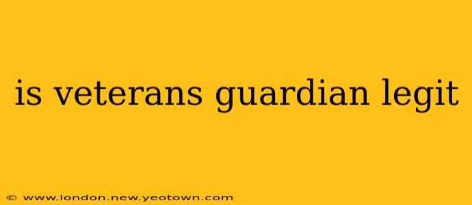 is veterans guardian legit