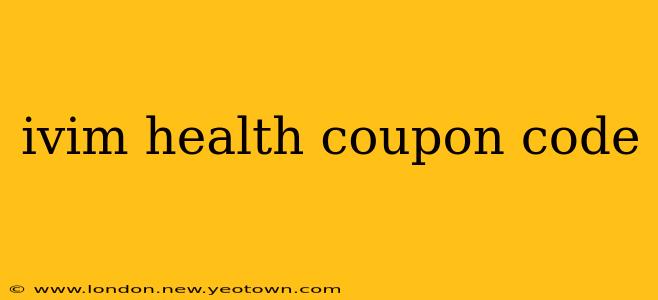 ivim health coupon code