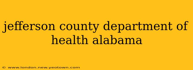 jefferson county department of health alabama