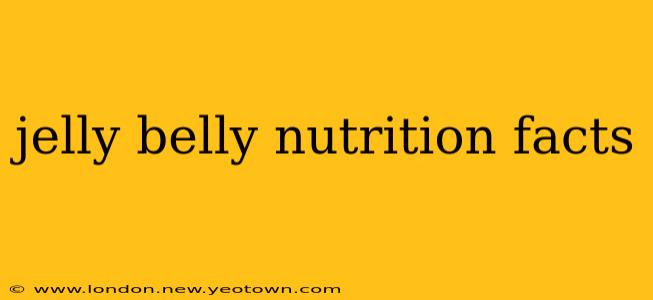 jelly belly nutrition facts