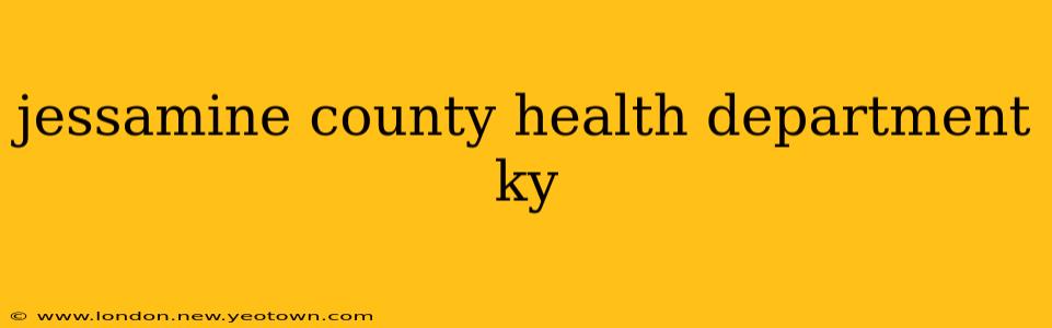 jessamine county health department ky