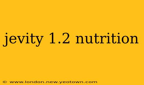 jevity 1.2 nutrition
