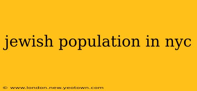 jewish population in nyc