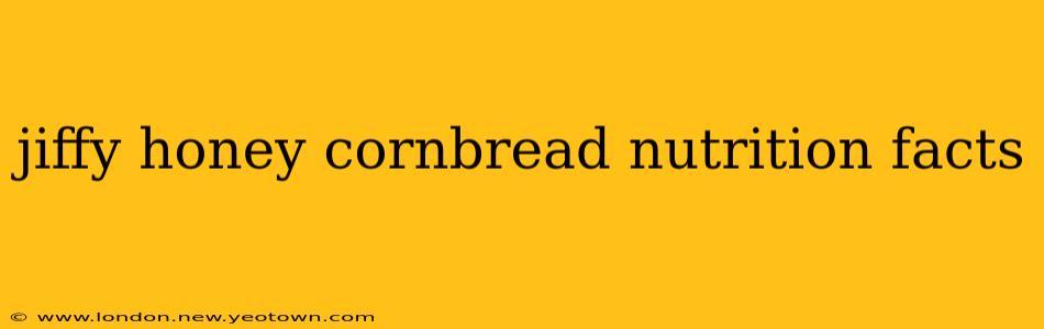 jiffy honey cornbread nutrition facts