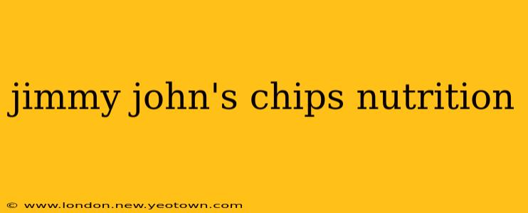 jimmy john's chips nutrition