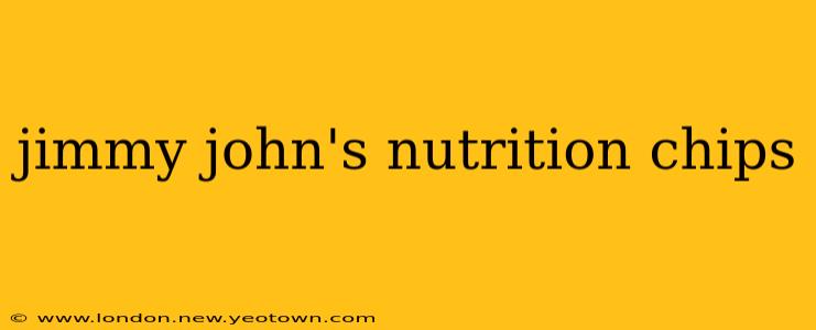jimmy john's nutrition chips