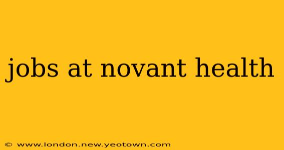 jobs at novant health