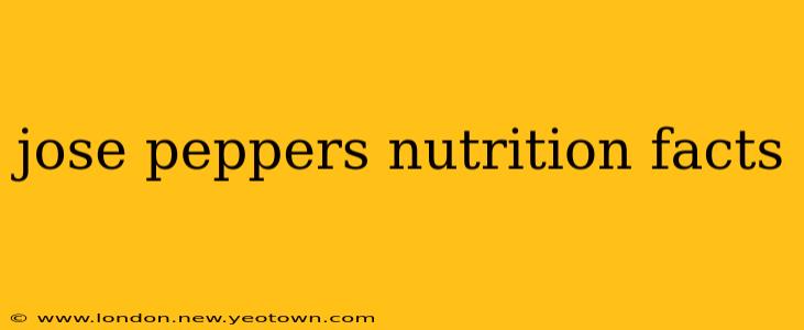 jose peppers nutrition facts