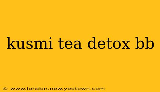 kusmi tea detox bb
