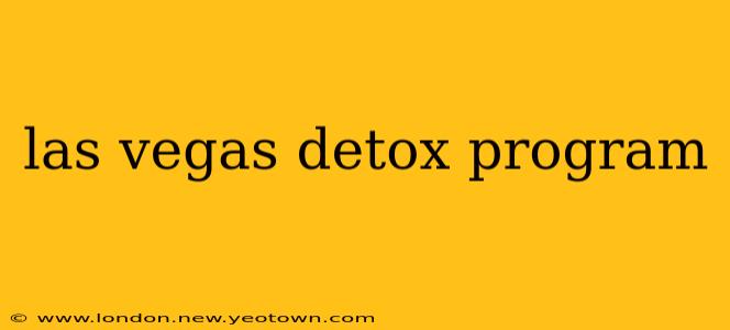las vegas detox program