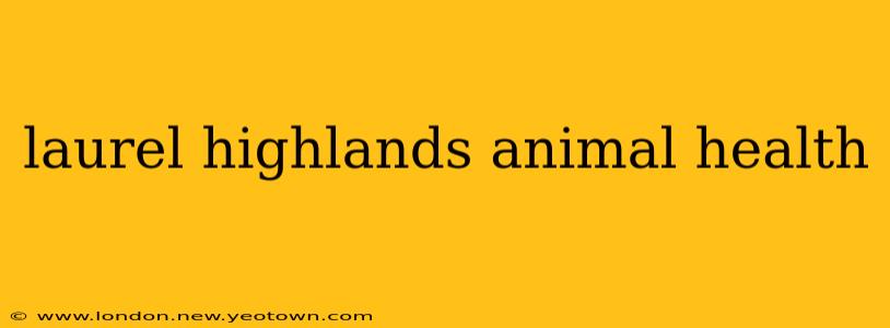 laurel highlands animal health