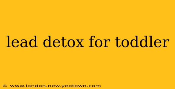 lead detox for toddler