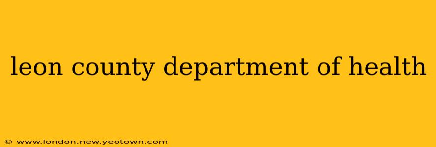 leon county department of health