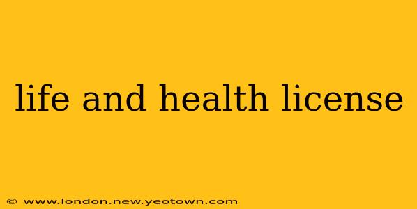 life and health license