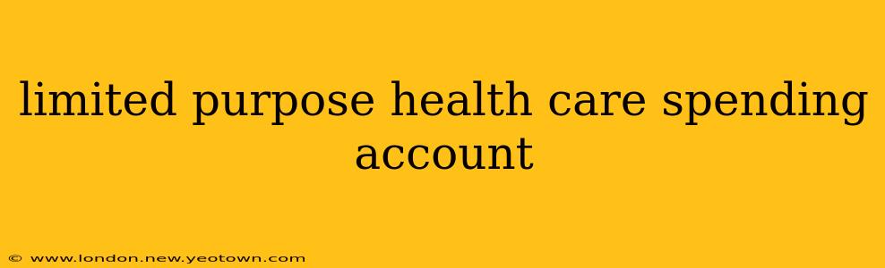 limited purpose health care spending account