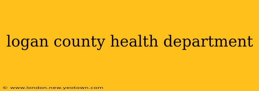 logan county health department