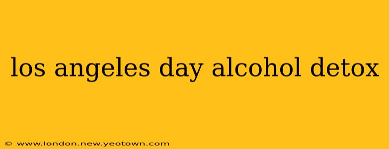 los angeles day alcohol detox