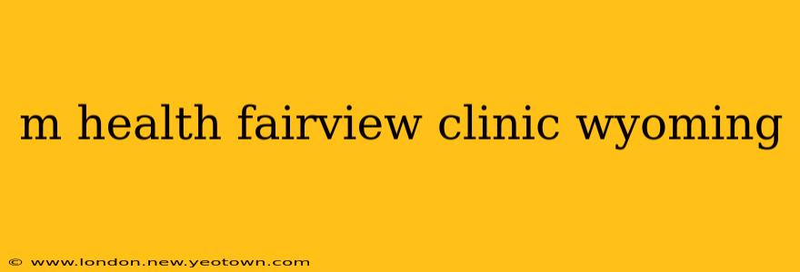 m health fairview clinic wyoming