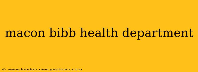 macon bibb health department