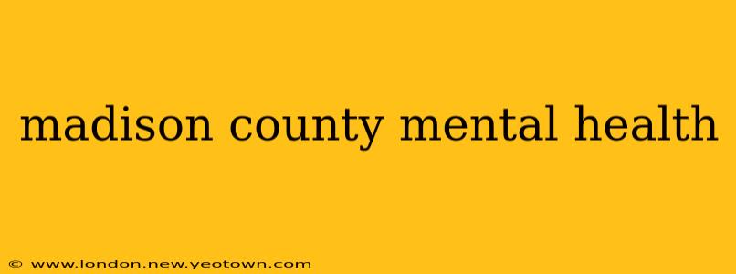 madison county mental health