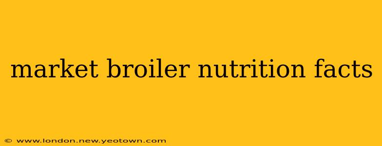 market broiler nutrition facts