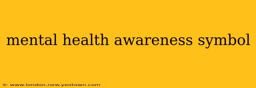 mental health awareness symbol