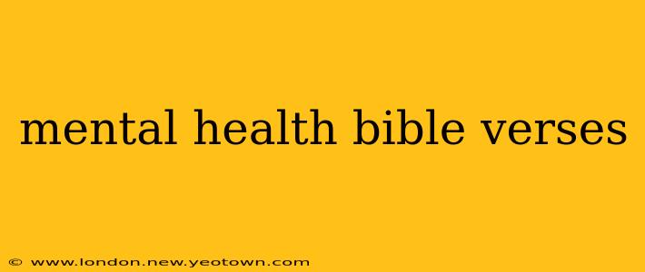 mental health bible verses