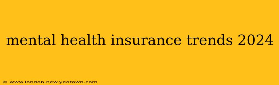 mental health insurance trends 2024