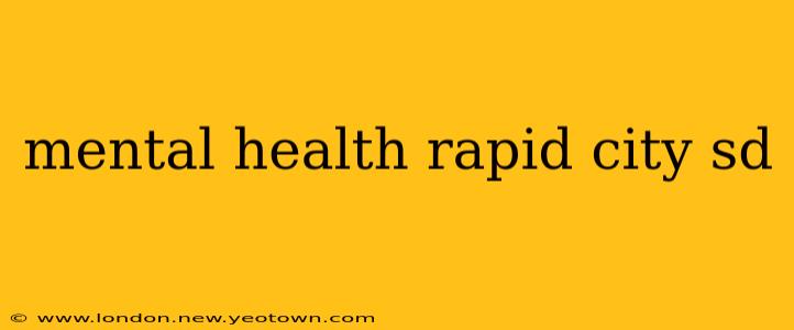 mental health rapid city sd