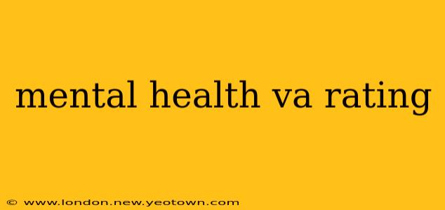 mental health va rating
