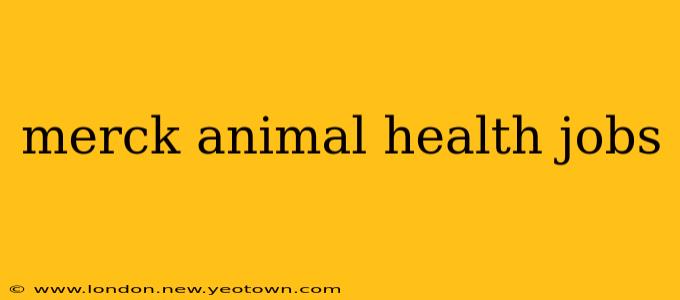 merck animal health jobs