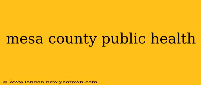 mesa county public health