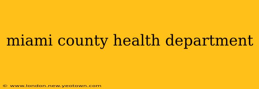 miami county health department