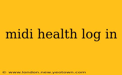 midi health log in