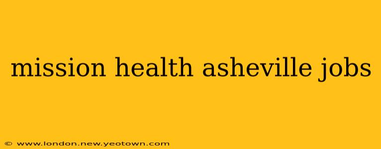 mission health asheville jobs