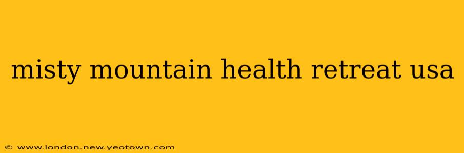 misty mountain health retreat usa