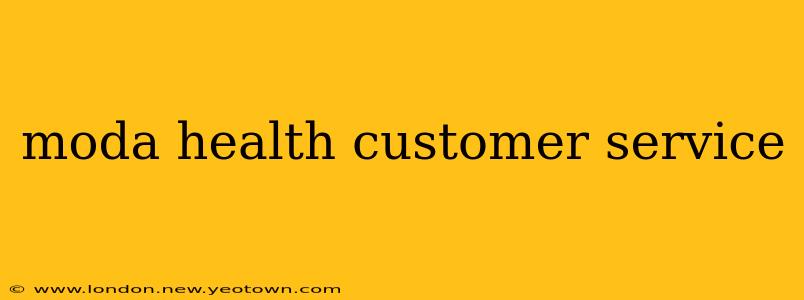 moda health customer service
