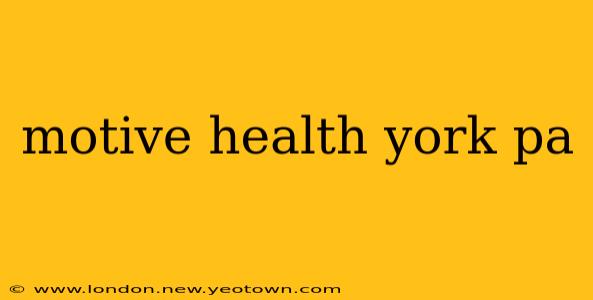 motive health york pa