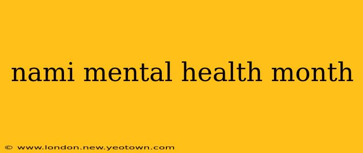 nami mental health month